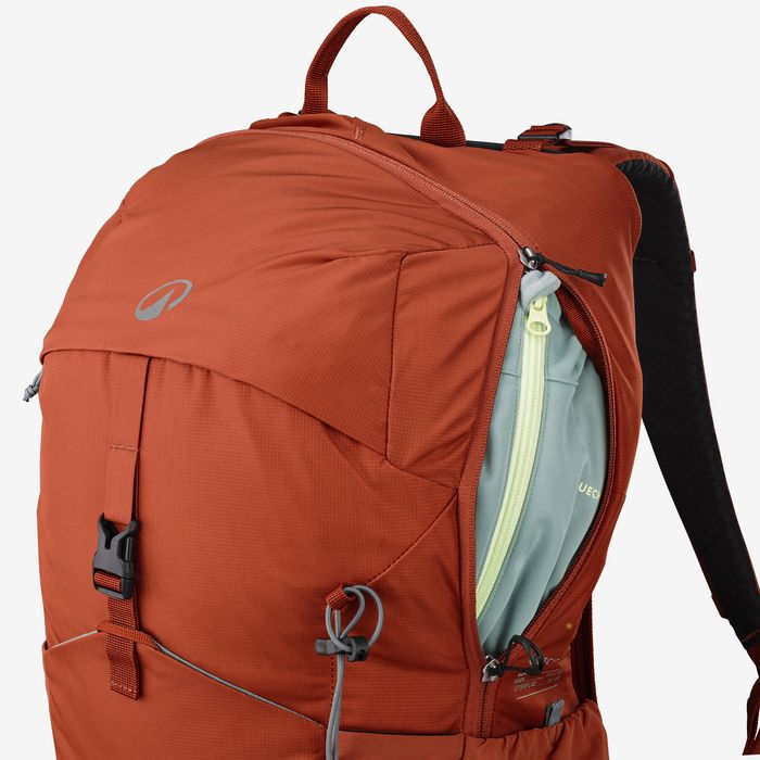 Mochila de caminhada ventilada 25L - MH500 Castanho