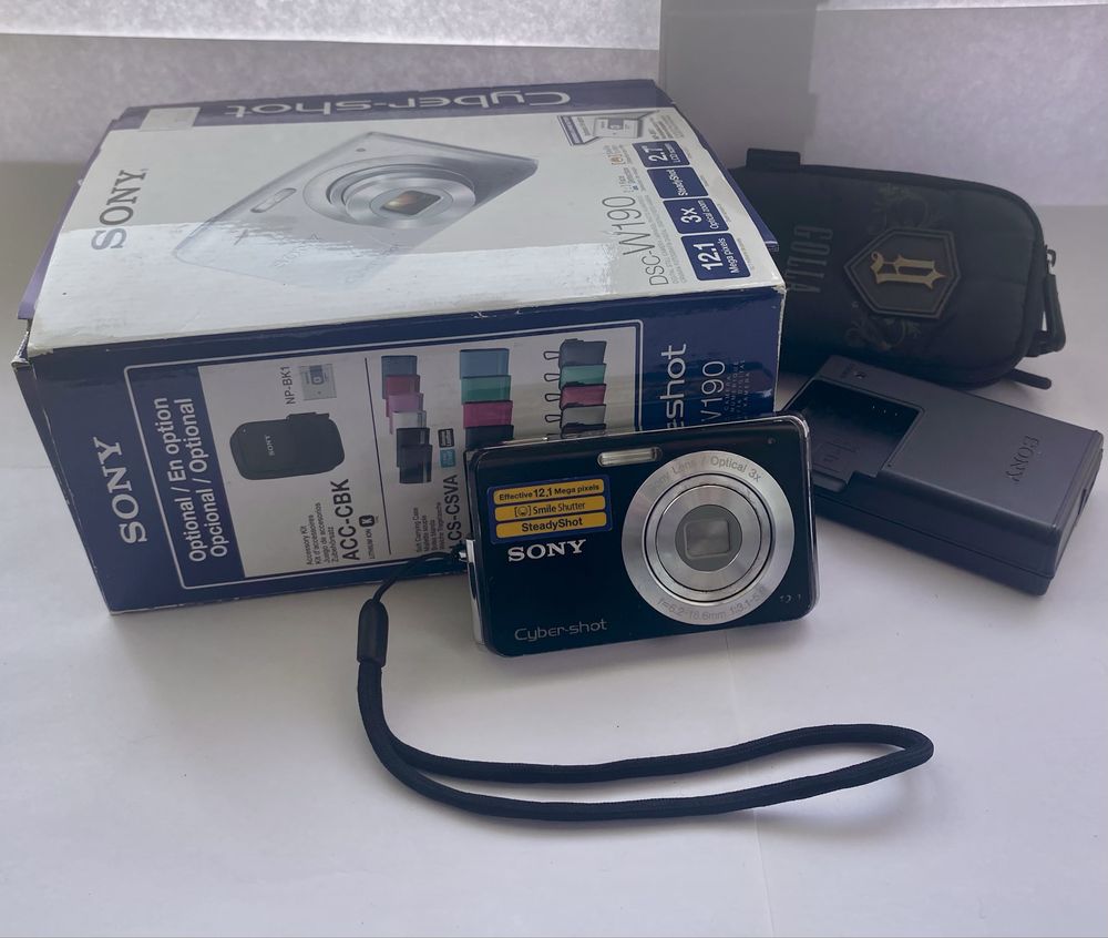 Фотоапарат sony cyber-shot dsc w-190