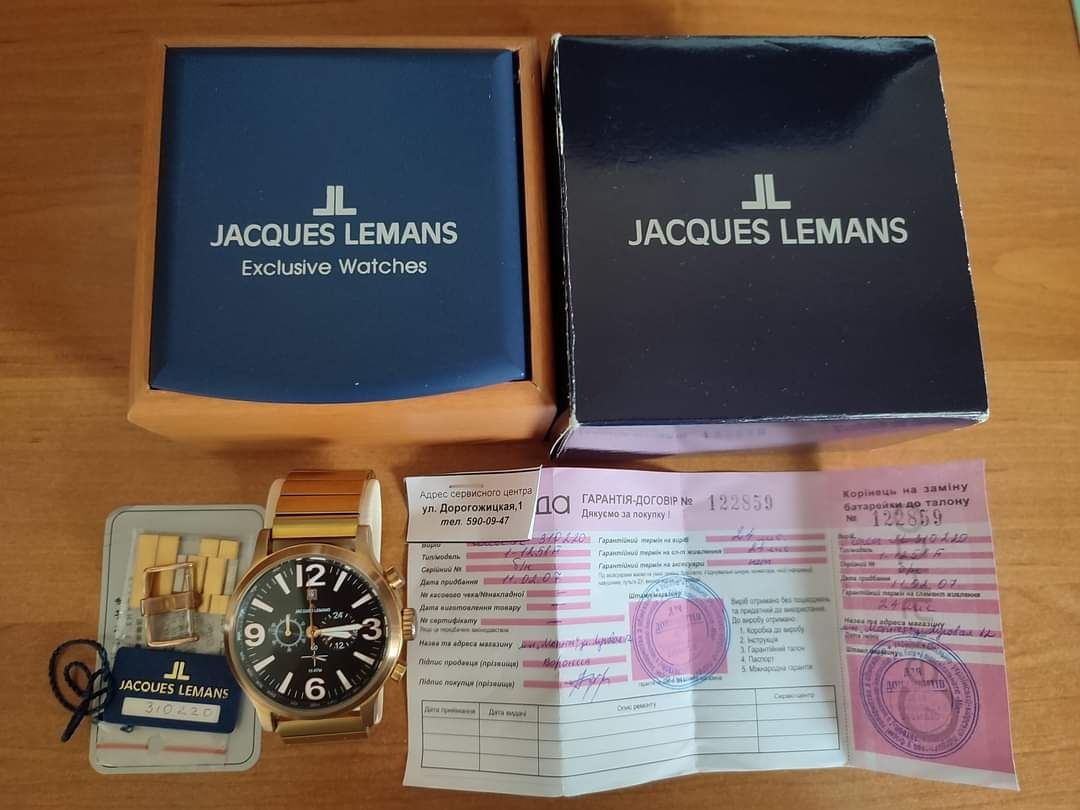 Jacques Lemans хронограф