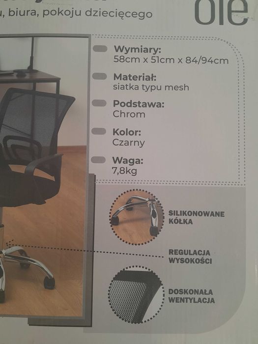 FOTEL obrotowy  XAVIER nowy