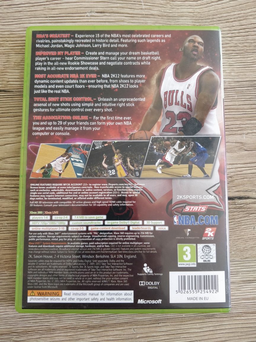 Gra Xbox 360 / NBA 2K12