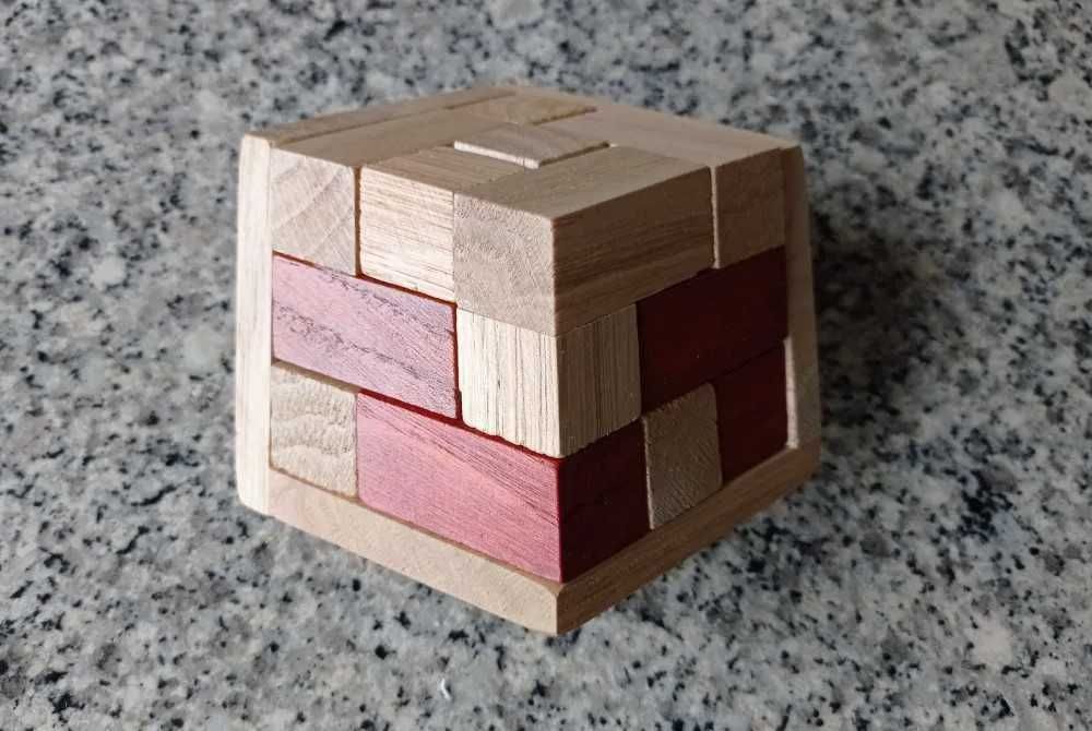 Puzzle - Soma em Perspectiva (cubo achatado) (Quebra-cabeças)