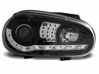 LAMPY REFLEKTORY VW GOLF IV 4 DAYLIGHT LED BLACK