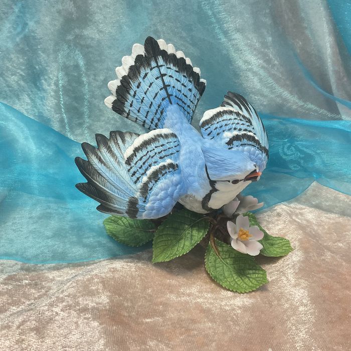 Ave biscuit pintura manual 13 cm