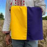 Флаг Украины ОУН Прапор України УПА Габардин Атлас