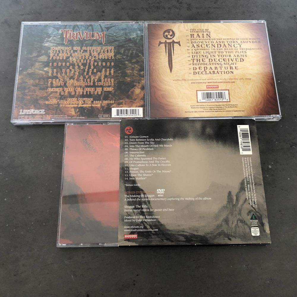 Trivium: Ember to Inferno, Ascendancy, Shogun LTD - 3CD + DVD