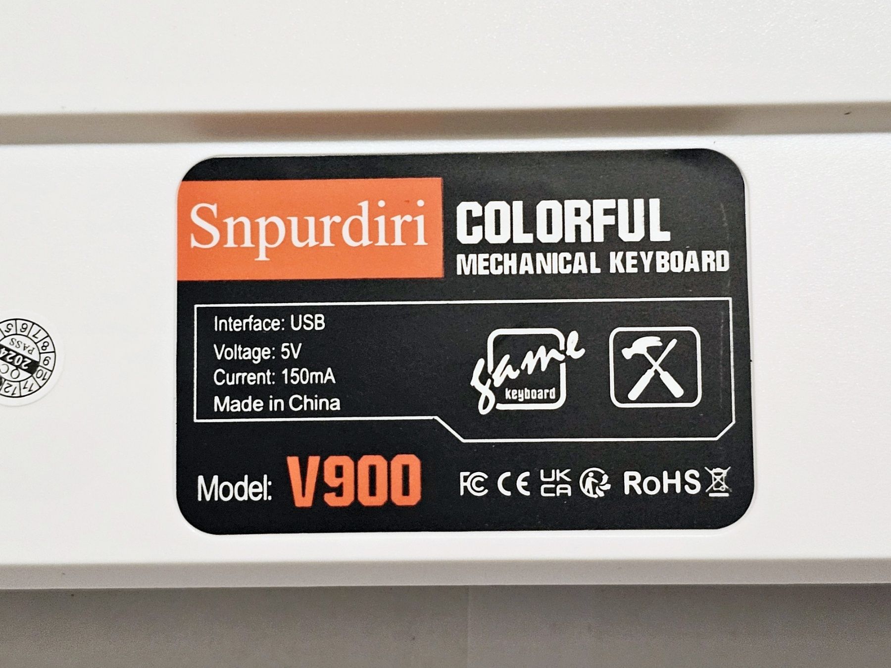 Клавіатура механічна дротова Snpurdiri V900 з RGB підсвіткою