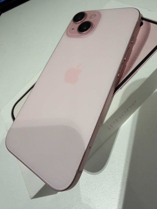 Iphone 15 128gb Różowy - super stan