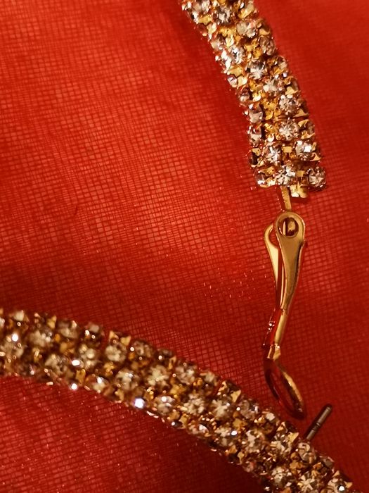 Nowe kolczyki duże koła z cyrkoniami j. Swarovski