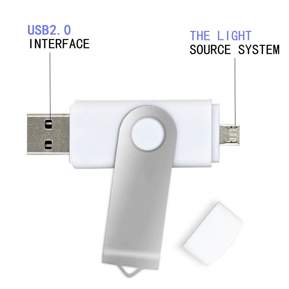 Двостороння флешка USB та micro-USB
