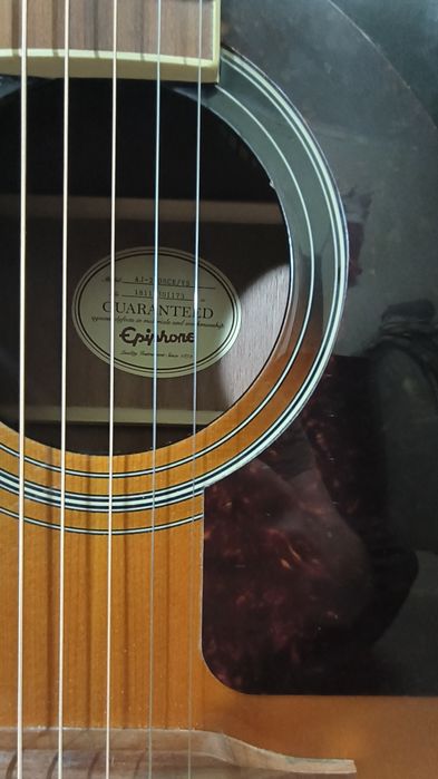 Акустична гітара epiphone aj 220 sce-vs