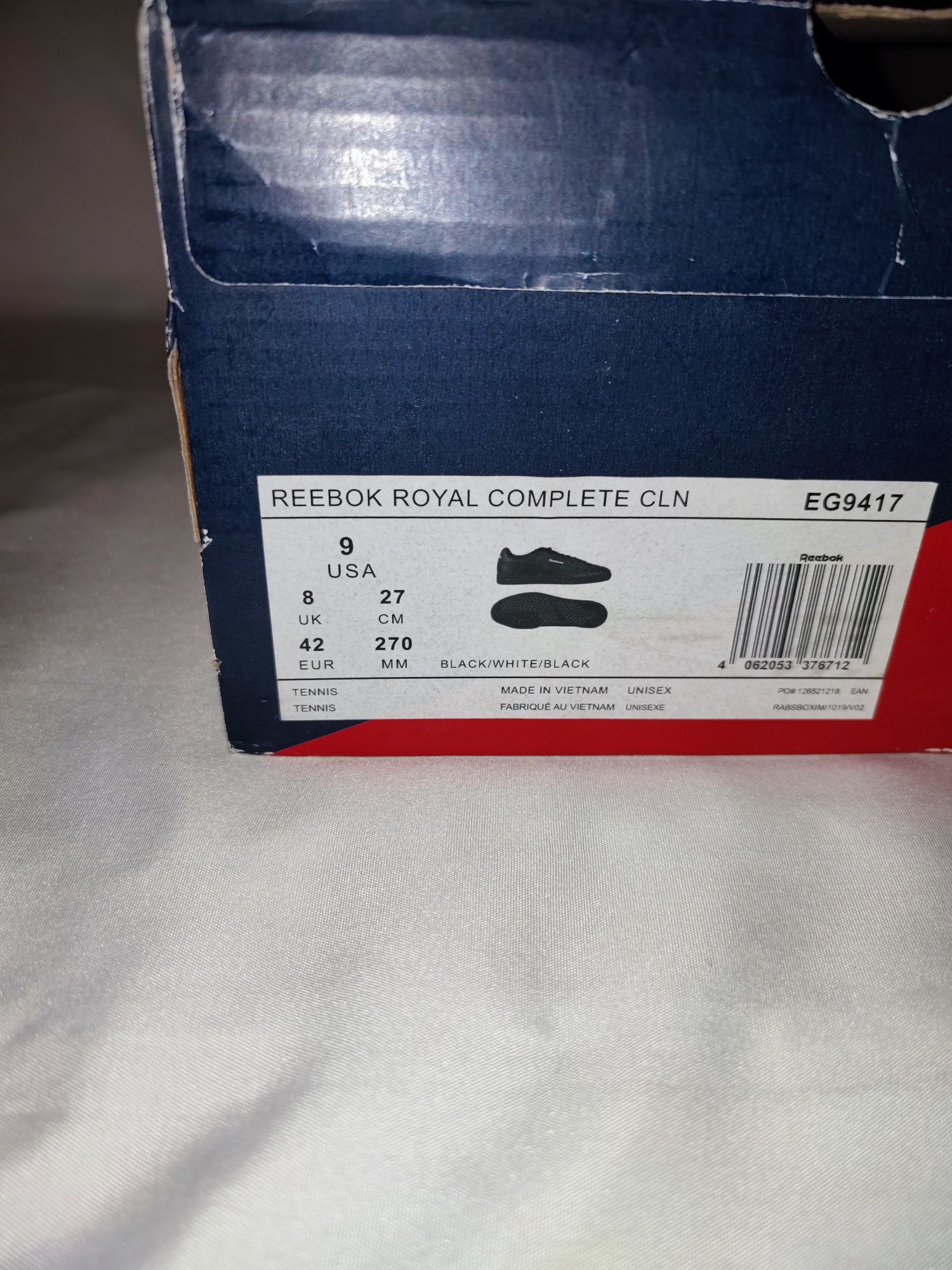 Оригінальні кросівки Reebok Royal Complete на 26,5 см приблизно