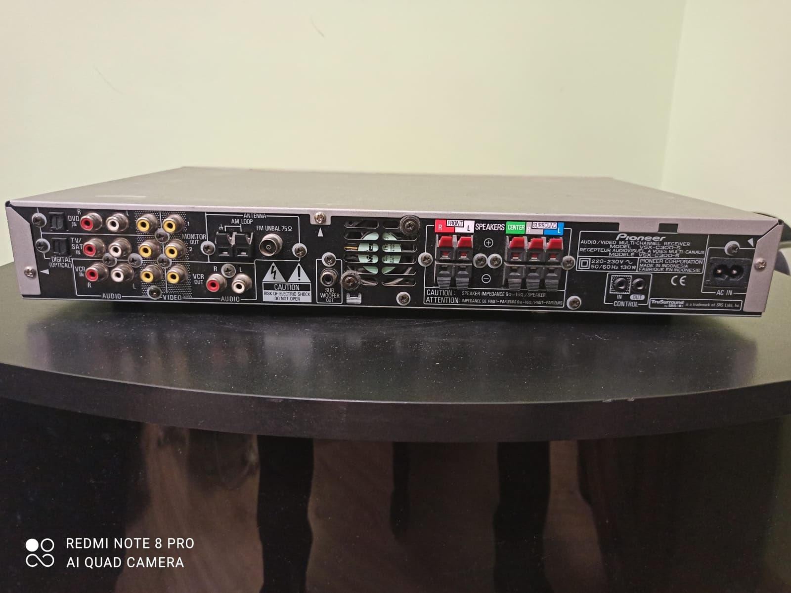 Wzmacniacz + Subwoofer + 5 głośników Pioneer