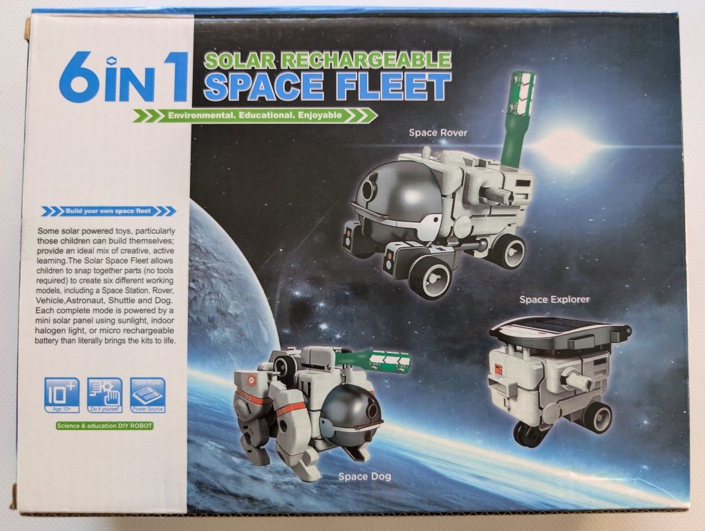 Kosmiczna Flota Solarna  STEM zestaw konstrukcyjny model elektroniczny