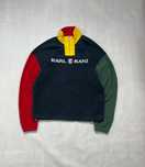 Polar Karl Kani big logo half zip polar hip hop rap