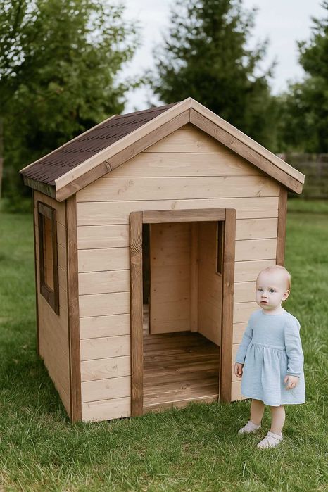 mały drewniany domek dla dzieci COLE