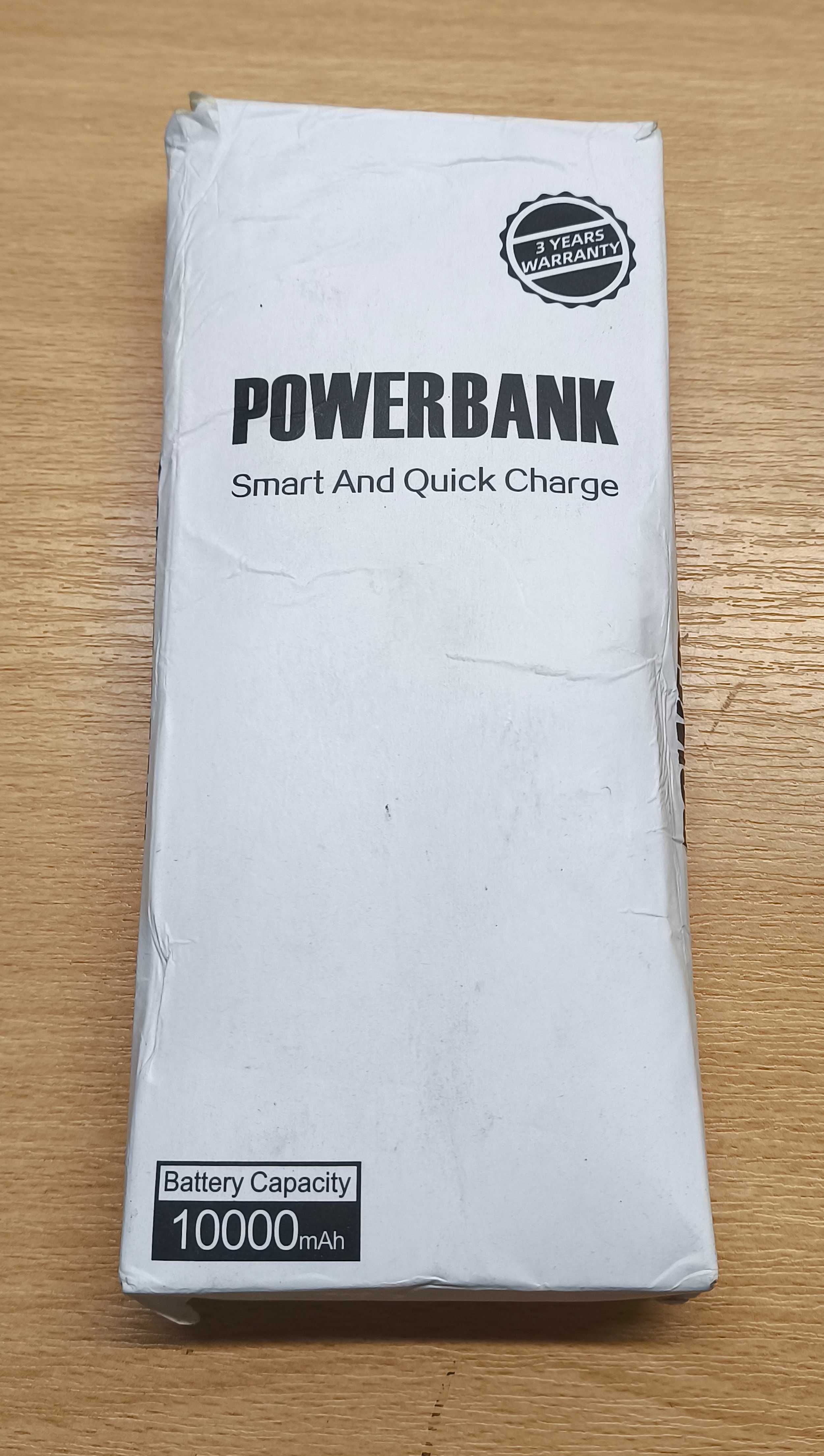 Power Bank 10 000 mAh 2 wyjściami USB 2.4 A i wejściem USB C [2350]