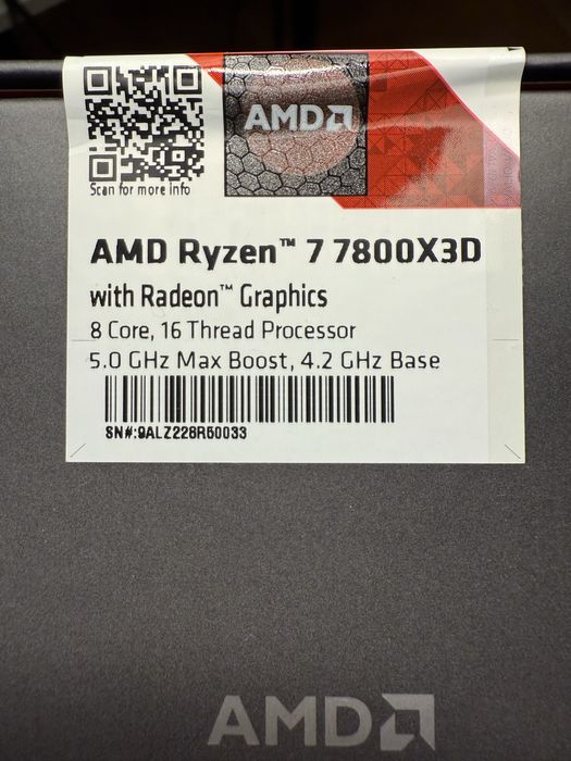 amd ryzen 7 7800x3d