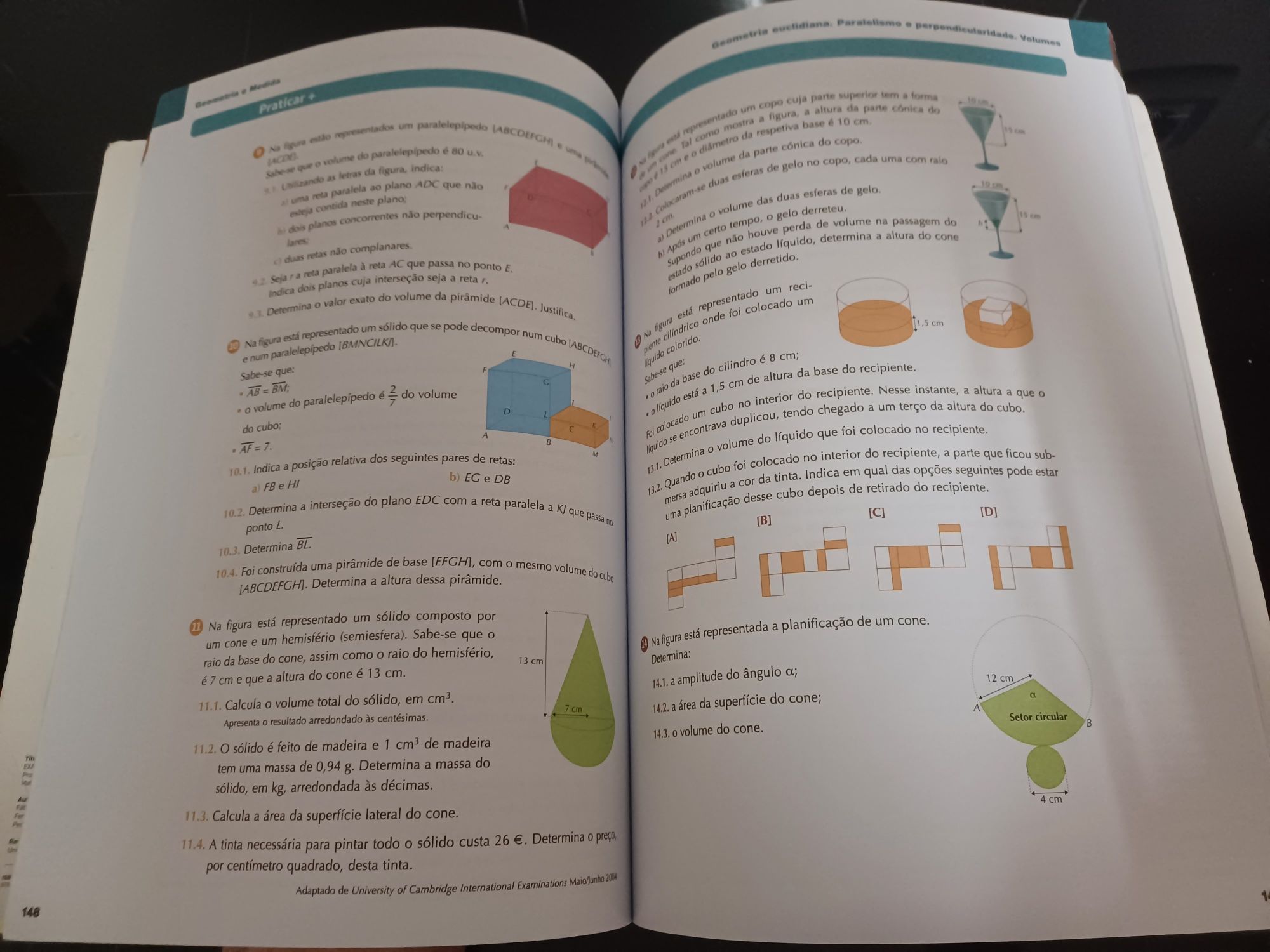 Livro Preparação para exame de Matemática do 9 Ano