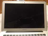 Apple Macbook Air A1466 srebrny klapa matrycy z matrycą LCD