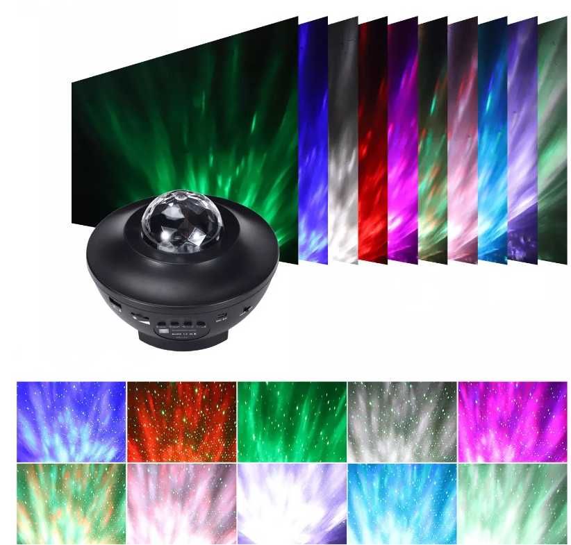 Projektor Gwiazd Star Lampka Nocna LED USB + PILOT