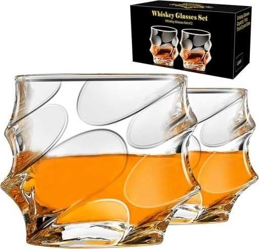 PARACITY Wavy Style Szklanka do whisky Szklanki do whisky 2 sztuki