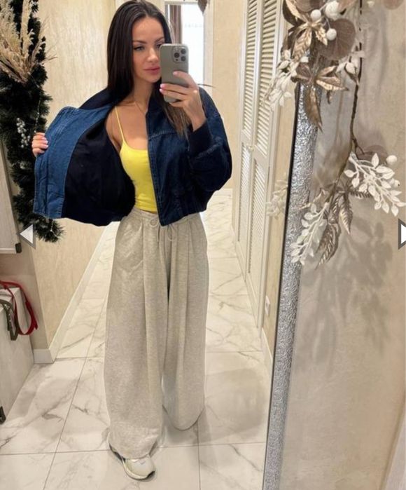 джинсовий бомбер Zara L
