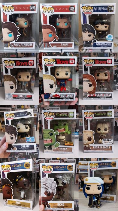 Оригінальні Funko POP різних серій (дивіться всі фото)