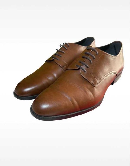 Stylowe męskie buty wizytowe pantofle skórzane Zara rozmiar 44 casual.