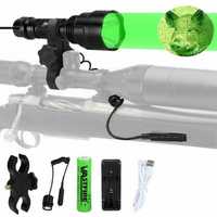 Kit Lanterna (Luz Verde) para caça