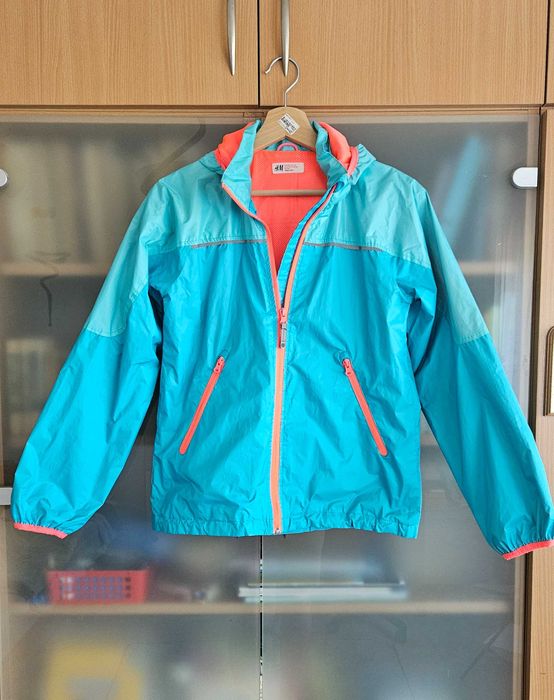 Kurtka wiatrówka przeciwdeszczowa dla dziewczynki H&M rozm 158cm 13lat