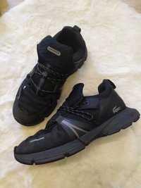 Czarne buty sportowe męskie Lacoste 46