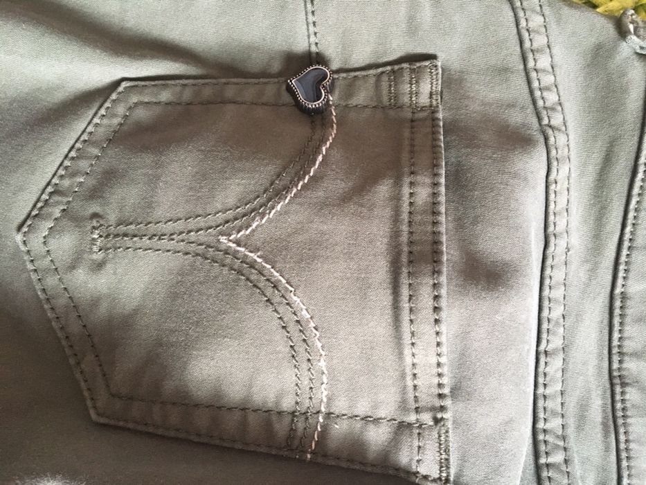 TWIN-SET T.S.J. Skinny Aurielie kolor khaki rozm. 26