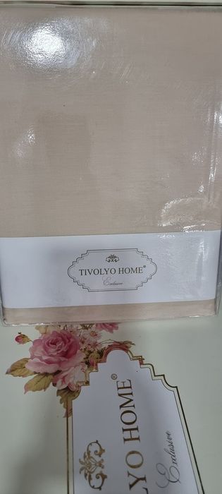 Простыни сатиновые Tivolyo Home 240*260+наволочки 2-50*70
