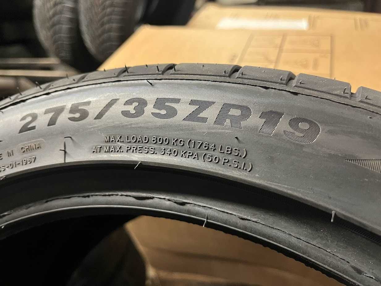 275/35R19 Tracmax dwie nowe opony letnie