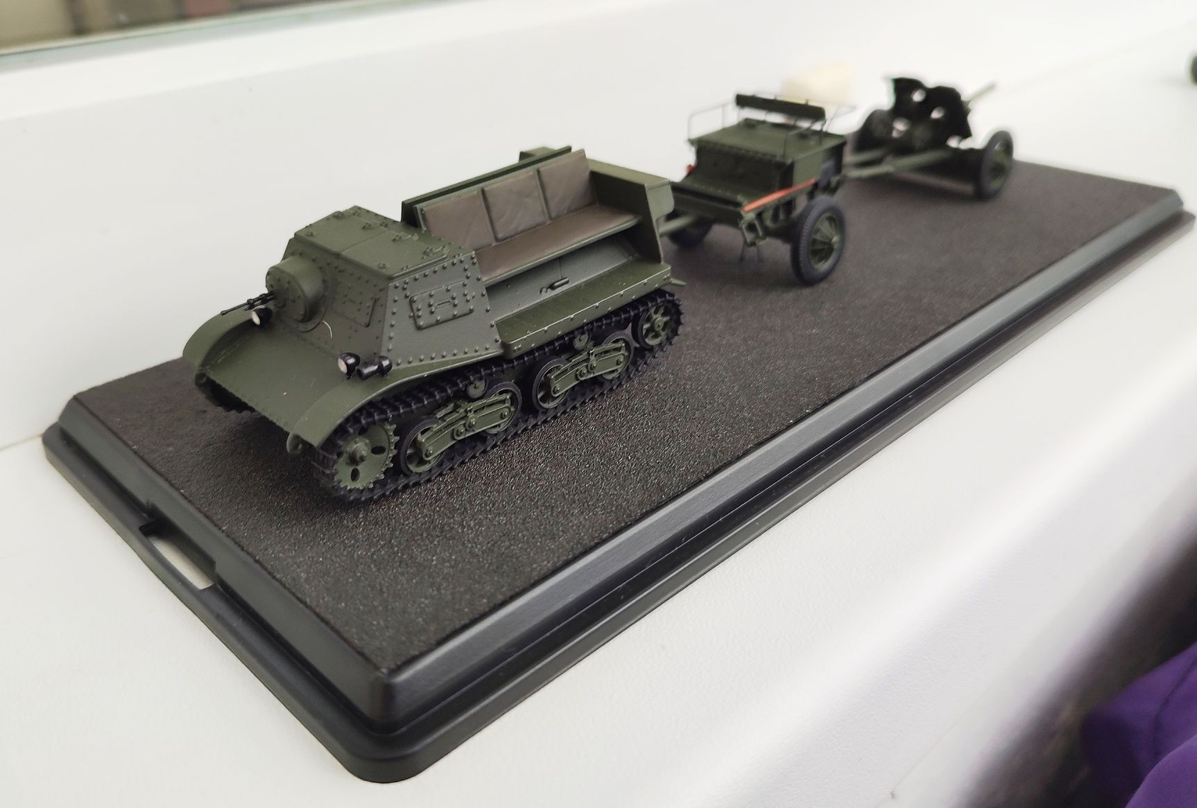 Т-20"Комсомолець" + арт/передок 52-Р + гармата 53К. 1939рік. 1:43