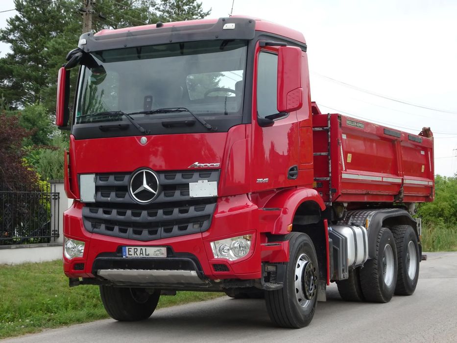 Mercedes-Benz Arocs 2645 6x4 Wywrotka Meiller Hydroburta Sprowadzony Z Niemiec Stan Idealny 3 Stronny Kipper