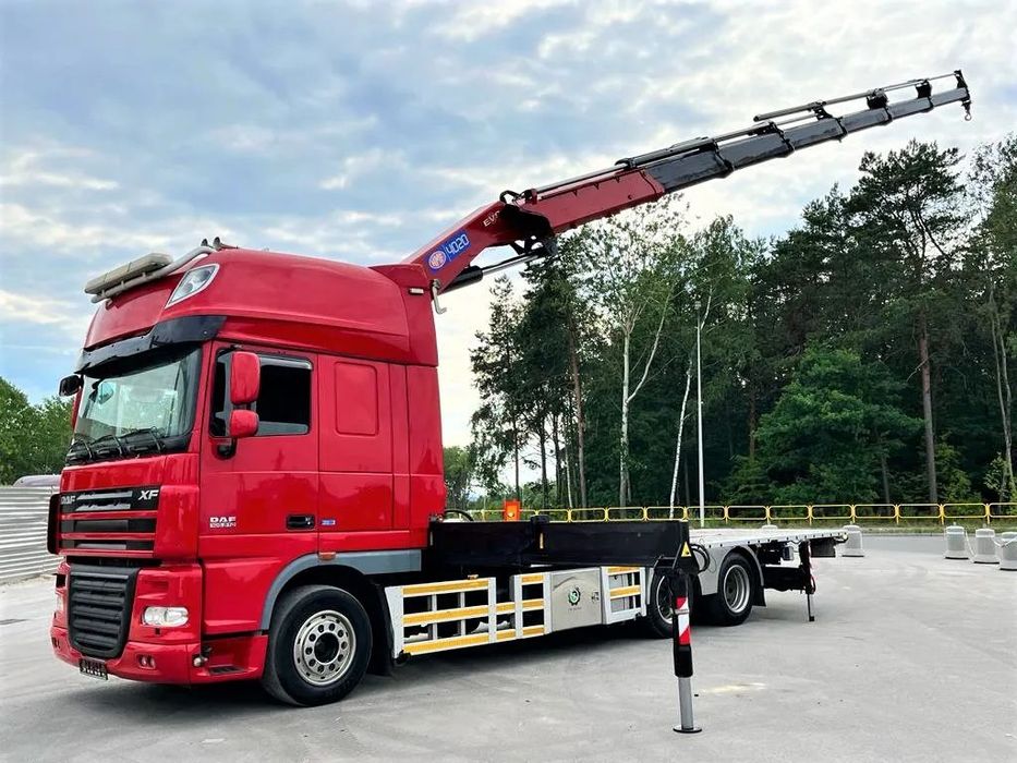 DAF XF 105 6X2 HMF 4020 HDS Żuraw Crane  XF 105 6X2 HMF 4020 HDS Żuraw Crane