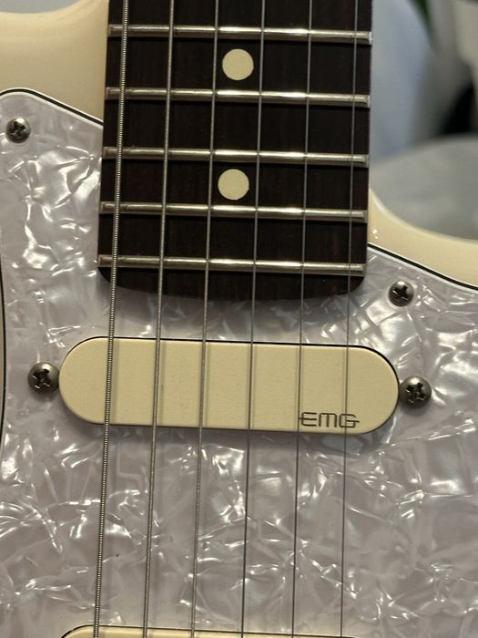 Set Completo de Pickups EMG DG20 David Gilmour Ivory/White Pearl