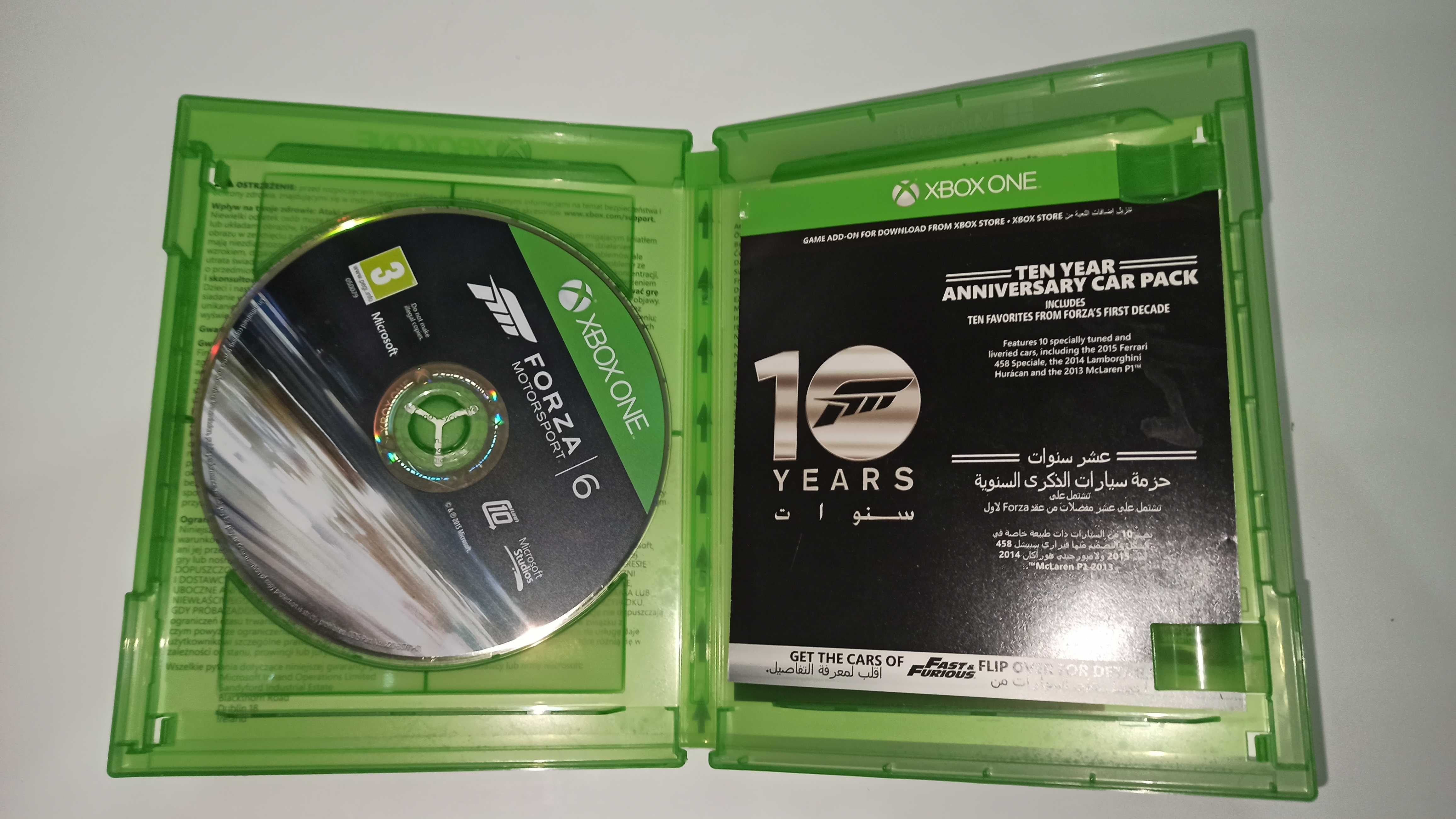 xbox one FORZA MOTORSPORT 6 PL po polsku super wyścigi