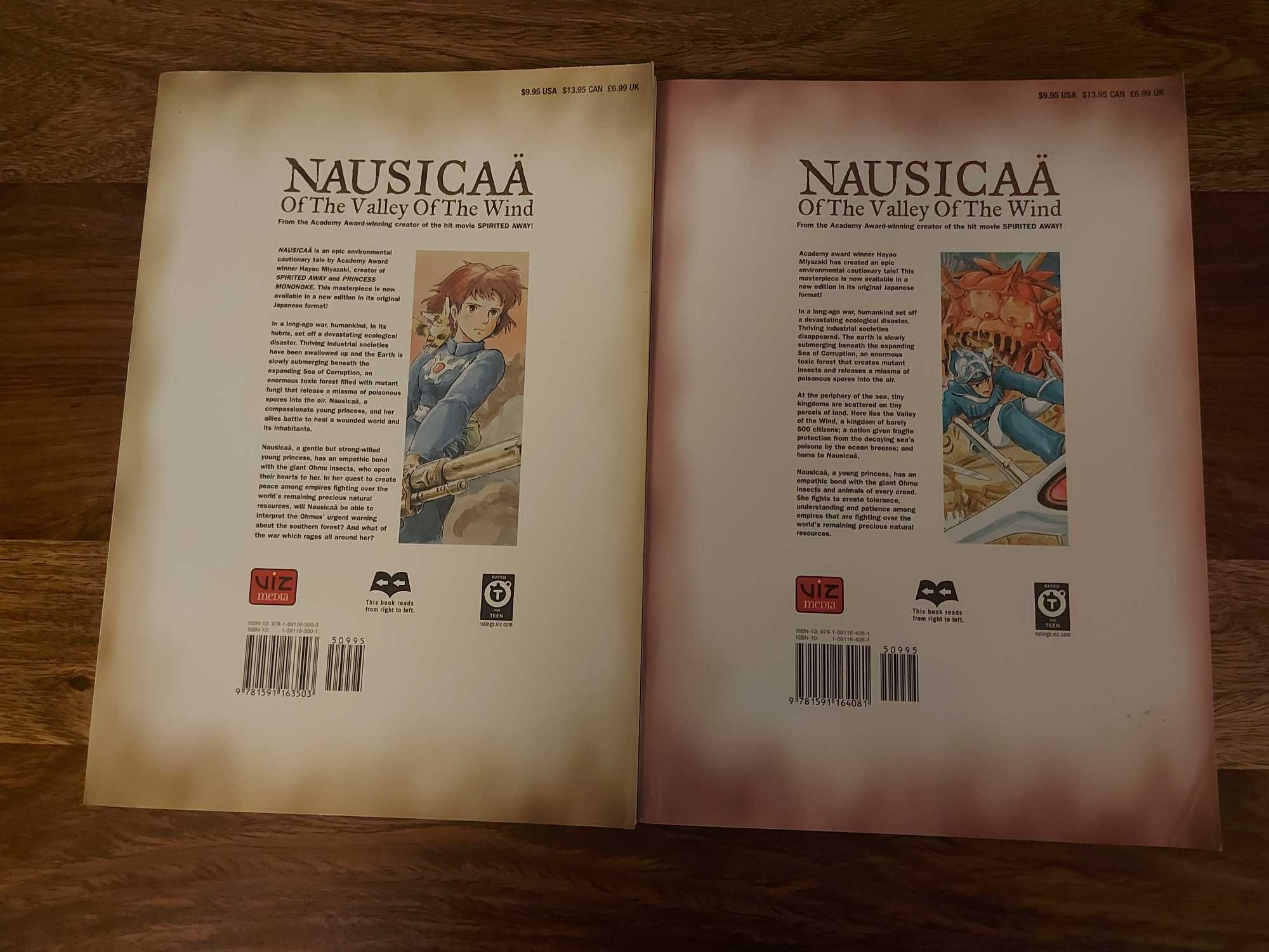 Nausicaa of the Valley of the Wind - Vol. I e II - Hayao Miyazaki (BD)