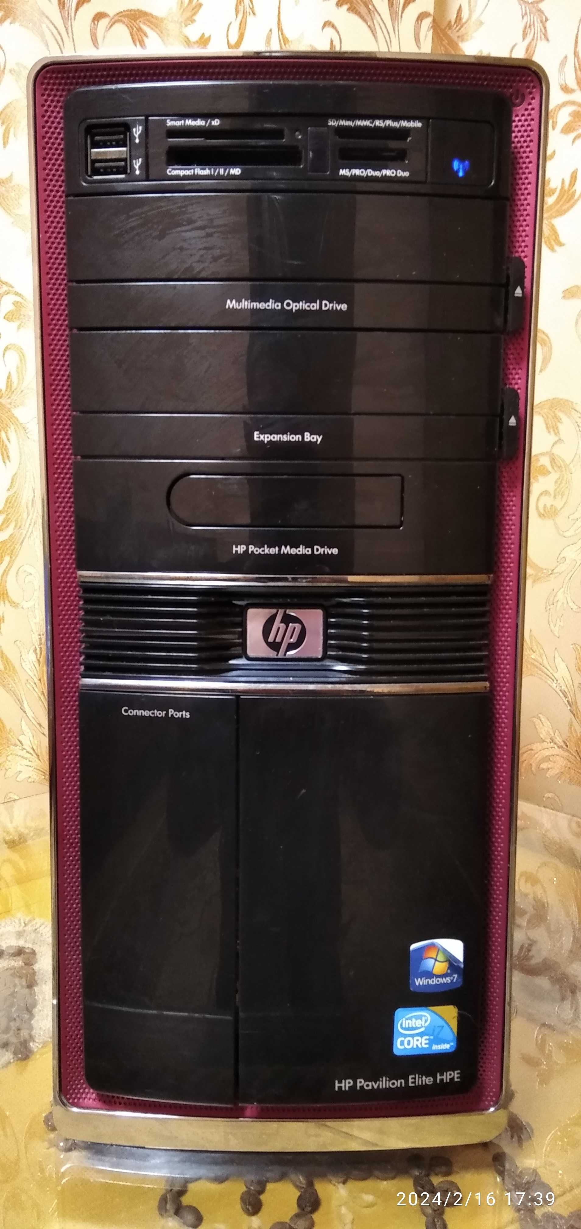 Комп'ютер Системний Блок ПК HP Pavilion Elite HPE (Mini) Intel Core i7