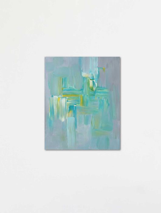 "Srebrny i kruchy", obraz akrylowy, malarstwo, 2022