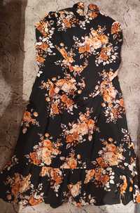 Nowa sukienka ciążowa, sukienka plus size, Boho, kwiaty, elegancka