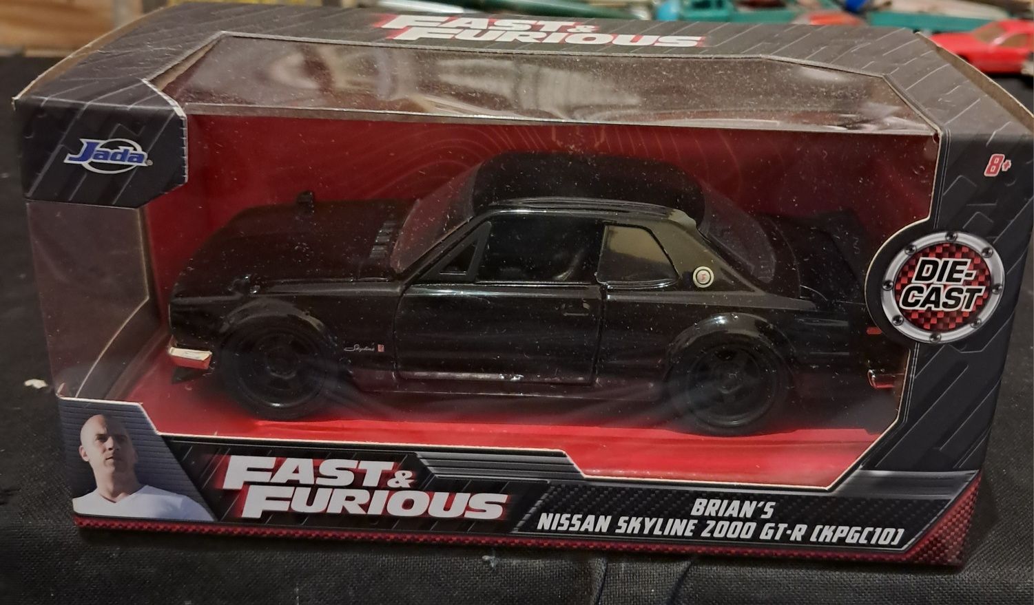 Fast Furious, Nissan Skyline 2000, escala 1/32.
