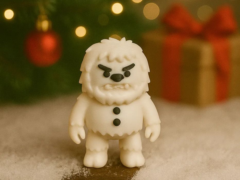 Boneco Yeti de Inverno