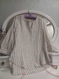 Нова сорочка Рубашка NEXT cotton льон М