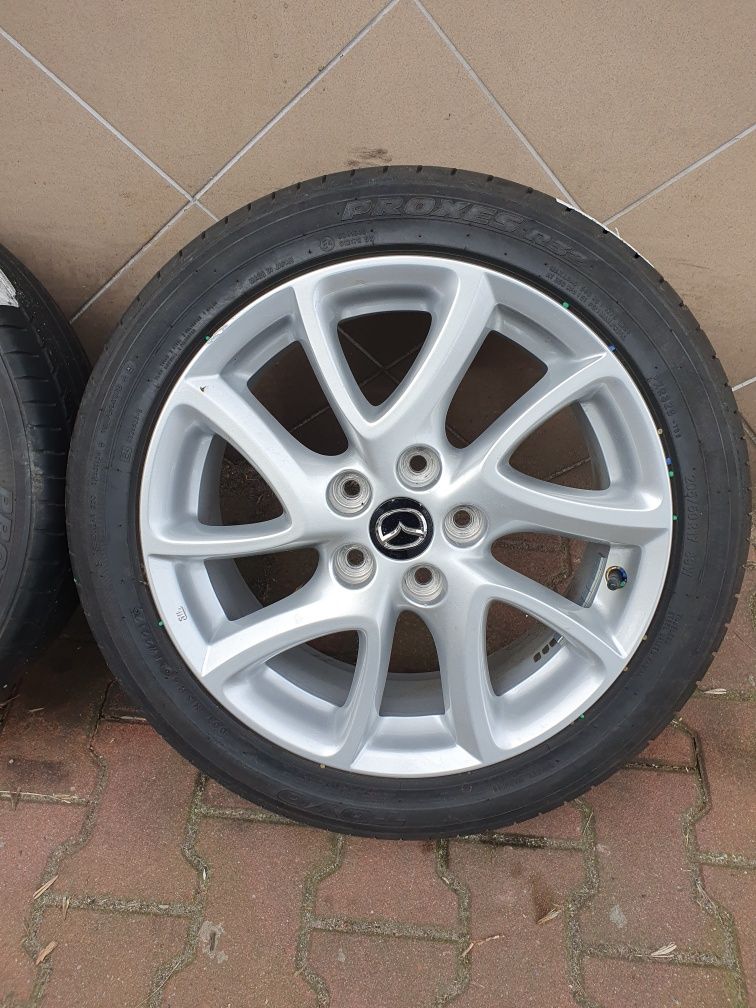 Oryginalne Felgi 17" Mazda 5x114.3 Et52.5 +205.50.17 Letnie