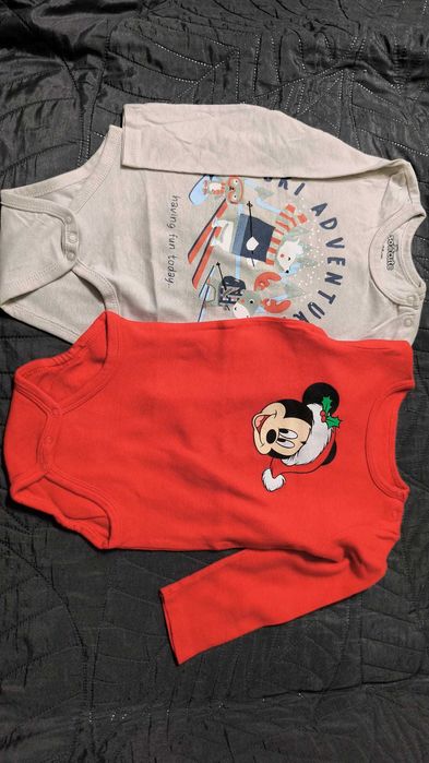 Body dziecięce roz.86 świąteczne 2 szt.