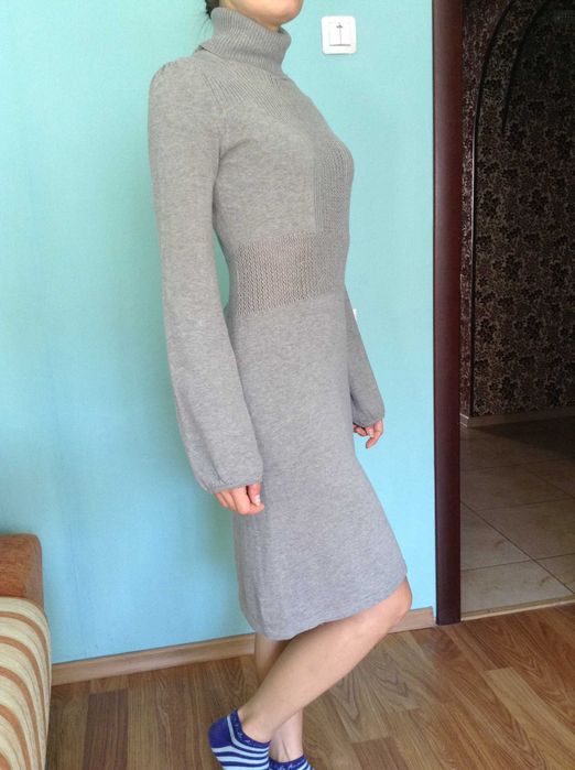 Платье теплое трикотажное, гольф (G&C Сollechion)